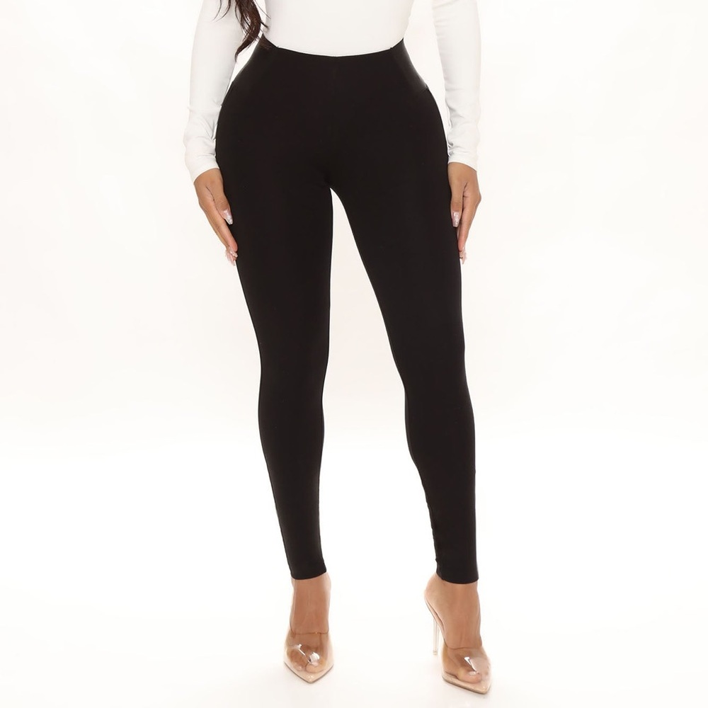 Black Fitted Pants